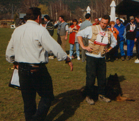 Karl richtet die belg. Staatsmeisterschaft 1997 (Mario Scheid)